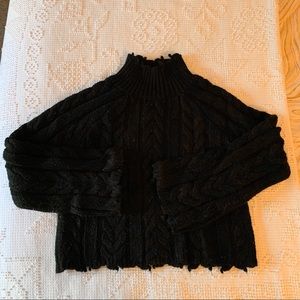 Cropped Turtleneck